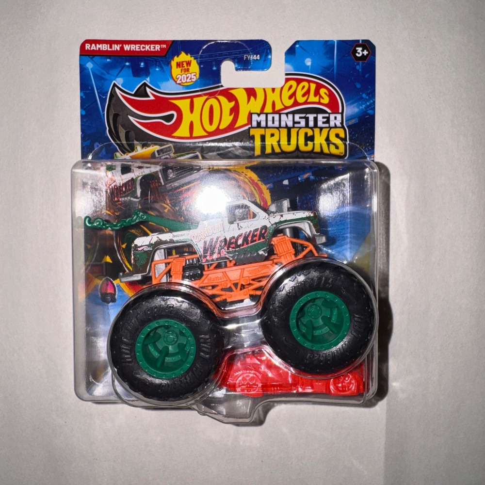 Hot Wheels Monster Trucks Ramblin Wrecker 2025 New Release FYJ44 1:64 Diecast